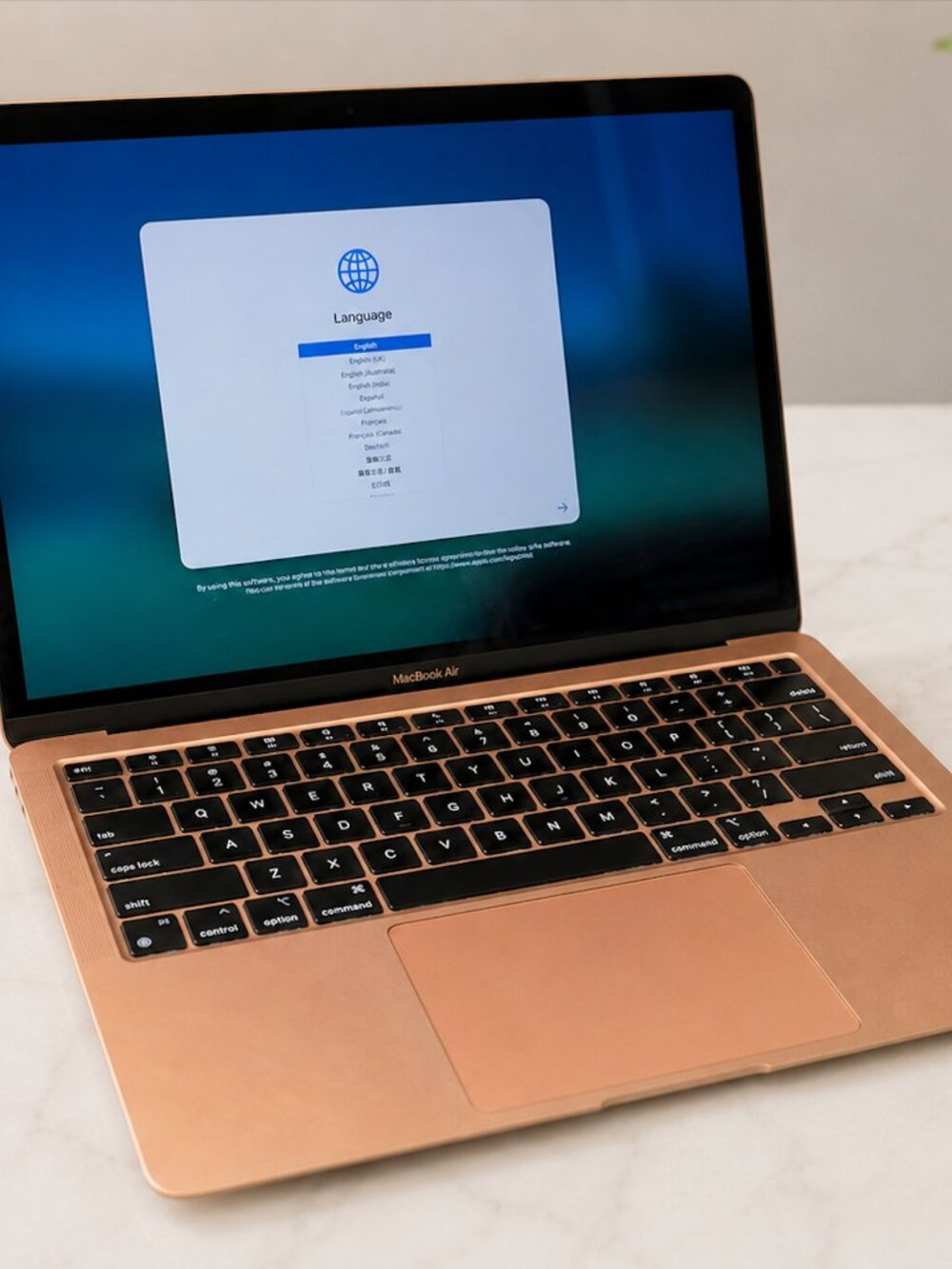 Apple MacBook Air 13" 2020 Apple M1 8GB Ram 256GB SSD Rose Gold